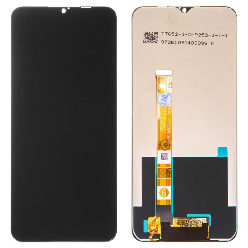 LCD Displej / ekran za Realme C3 + touchscreen Black HQ.