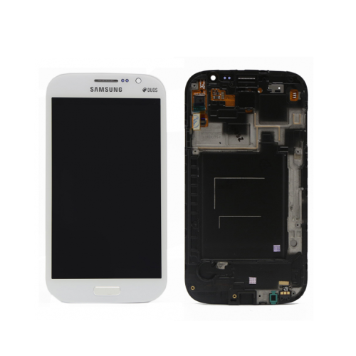 LCD Displej / ekran za Samsung i9080/Galaxy Grand+touch screen+frame beli.