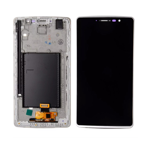 LCD Displej / ekran za LG G4 Stylus/H635+touchscreen crni+frame sivi.