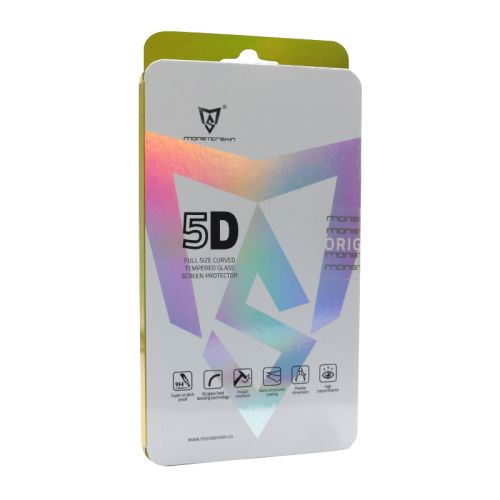 Staklena folija glass MONSTERSKIN 5D za iPhone 13 Pro Max/14 Plus crna (MS).