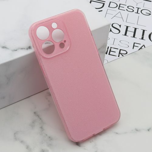 Futrola GLOW SHINING za iPhone 15 Pro Max (6.7) roze (MS).