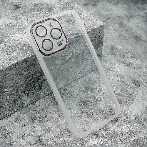 Futrola Transparent COLOR za iPhone 14 Pro Max (6.7) bela (MS).