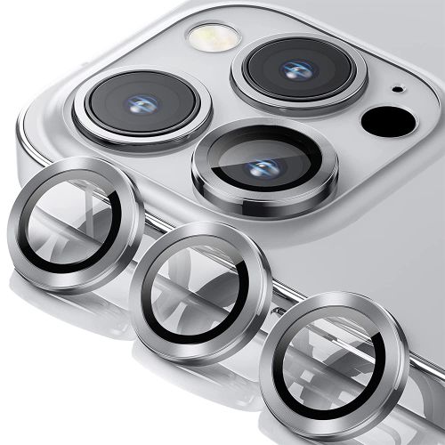 Zastita za kameru RING za iPhone 15 Pro Max (6.7) siva (MS).