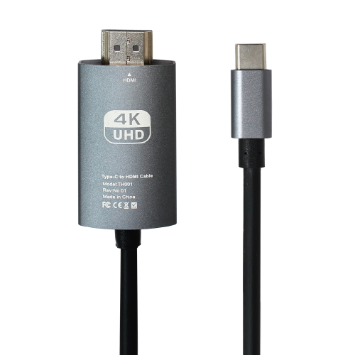 Adapter Type C na HDMI M 4K 60Hz sivi.