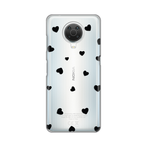 Silikonska futrola print Skin za Nokia G10/G20 Hearts.