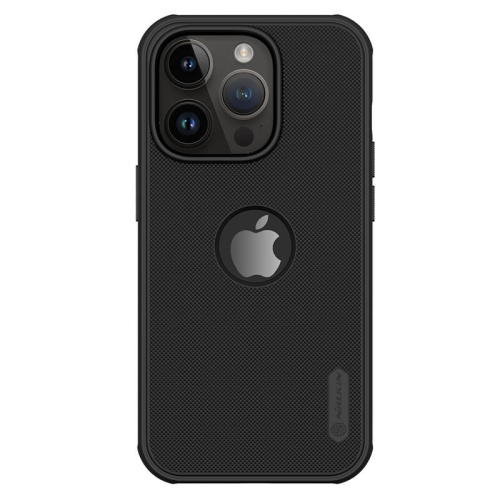 Futrola Nillkin Scrub Pro za iPhone 14 Pro crna (sa otvorom za logo).