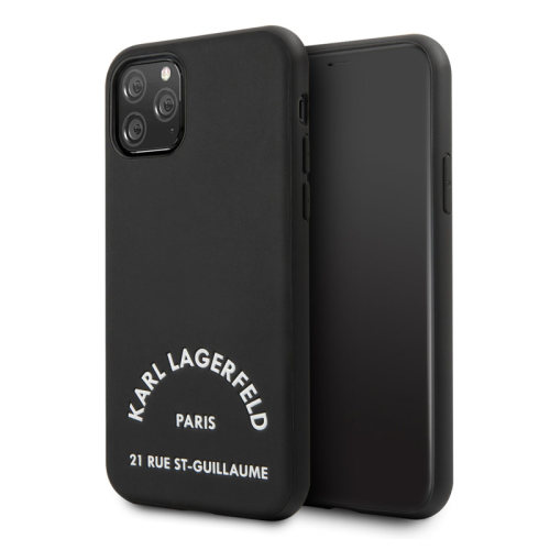 Futrola Karl Lagerfeld PU Leather ST Guillame za iPhone 11 Pro Max 6.5 crna (KLHCN65NYBK).