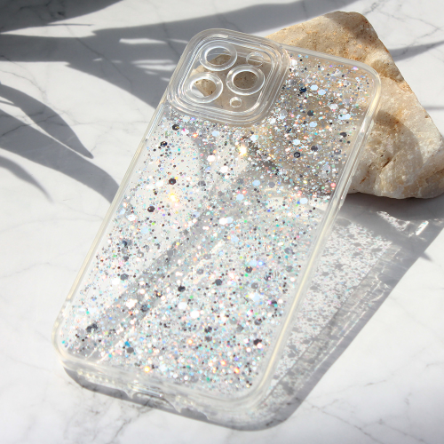 Futrola Glitter za iPhone 11 Pro srebrna.