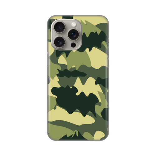 Silikonska futrola print Skin za iPhone 15 Pro Max 6.7 Army.