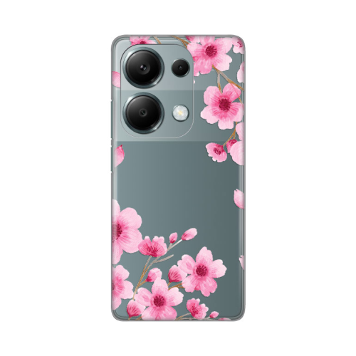Silikonska futrola print Skin za Xiaomi Redmi Note 13 Pro 4G (EU) Rose Flowers.