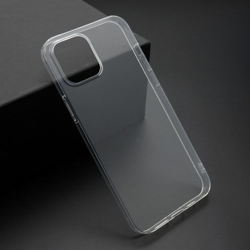 Futrola ultra tanki PROTECT silikon za iPhone 12 Pro Max (6.7) providna (bela) (MS).