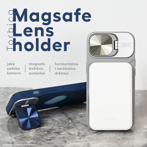 Futrola Magsafe Lens holder za iPhone 15 6.1 ljubicasta.