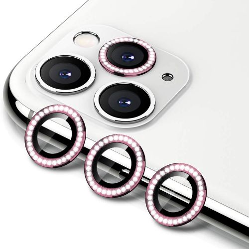 Zastita za kameru DIAMOND PREMIUM za Iphone 11 Pro/11 Pro Max pink (MS).