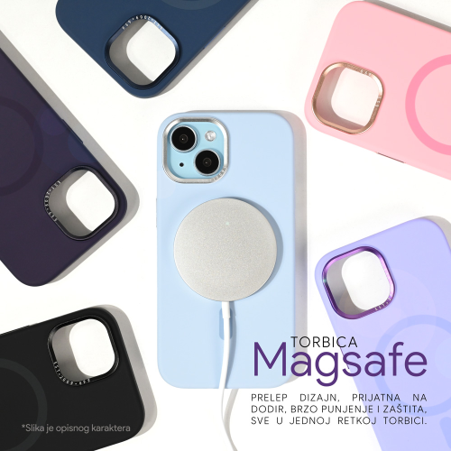 Futrola Magsafe za iPhone 11 6.1 tamno ljubicasta.
