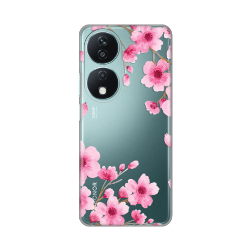 Silikonska futrola print Skin za Huawei Honor X7b Rose Flowers.