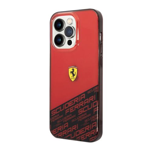 Futrola FERRARI Scuderia print za Iphone 14 Pro crvena Full ORG (FEHCP14LUBOR) (MS).