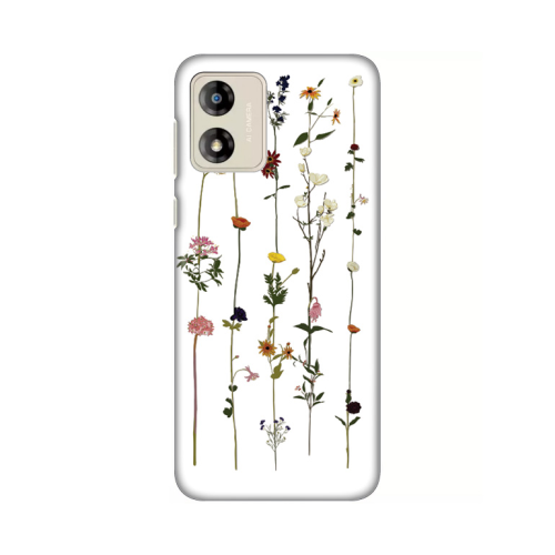 Silikonska futrola print Skin za Motorola Moto E13 Flower.