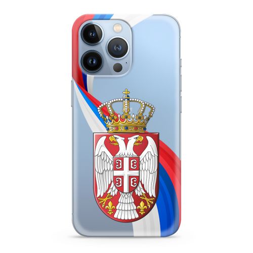 Futrola ultra tanki print providna za iPhone 13 Pro (6.1) SRB12 (MS).