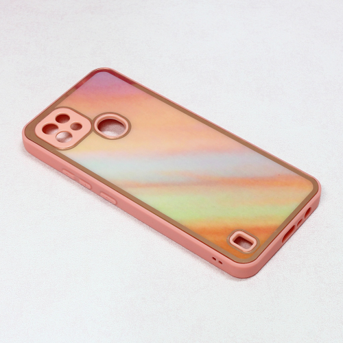 Futrola Candy Marble za Realme C21 roze.