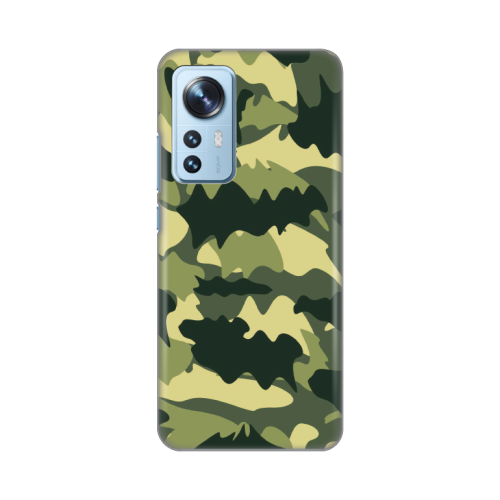 Silikonska futrola print Skin za Xiaomi 12/12x Army.