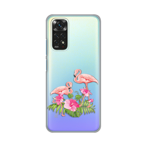 Silikonska futrola print Skin za Xiaomi Redmi Note 11/Redmi Note 11s Flamingo.