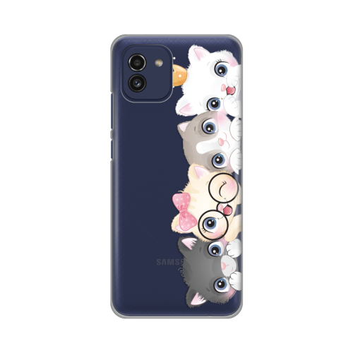 Silikonska futrola print Skin za Samsung A035 Galaxy A03 Cats.