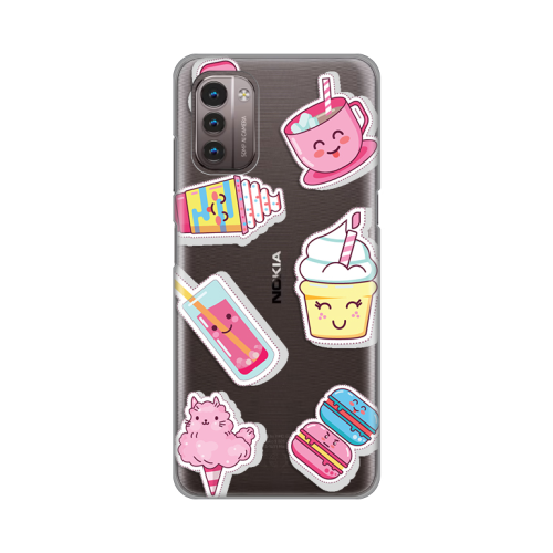 Silikonska futrola print Skin za Nokia G11/G21 Ice cream.