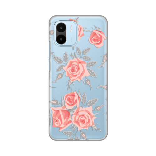 Silikonska futrola print Skin za Xiaomi Redmi A1/Redmi A2 Elegant Roses.