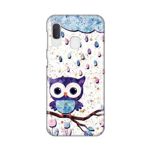 Silikonska futrola print Skin za Samsung A202 Galaxy A20E Owl.