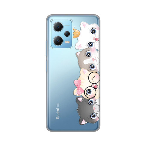 Silikonska futrola print Skin za Xiaomi Redmi Note 12 5G (EU) Cats.