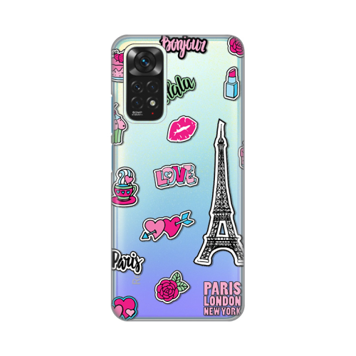 Silikonska futrola print Skin za Xiaomi Redmi Note 11/Redmi Note 11s Love Paris.