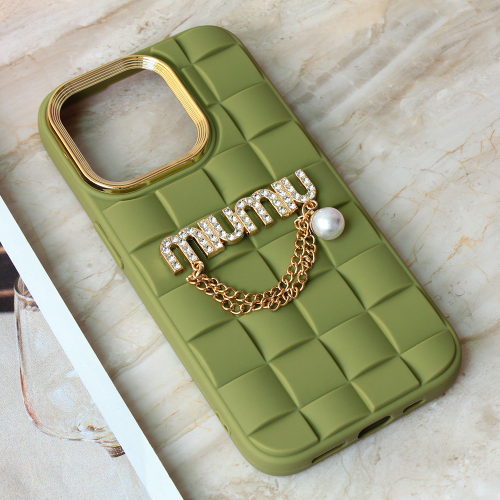 Futrola Pearl za iPhone 14 Pro zelena.