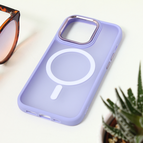 Futrola Magsafe colorful za iPhone 15 Pro 6.1 lila.