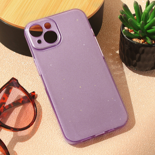 Futrola Sparkle Dust za iPhone 15 6.1 ljubicasta.