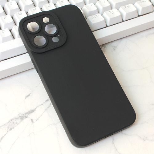 Futrola Silikon Pro Camera za iPhone 15 Pro Max 6.7 crna.