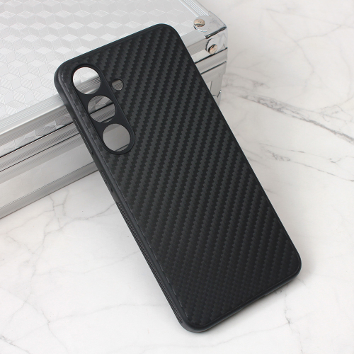 Futrola Carbon fiber za Samsung S921B Galaxy S24 crna.