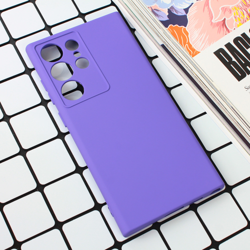 Futrola Nano Silikon za Samsung S928B Galaxy S24 Ultra ljubicasta.