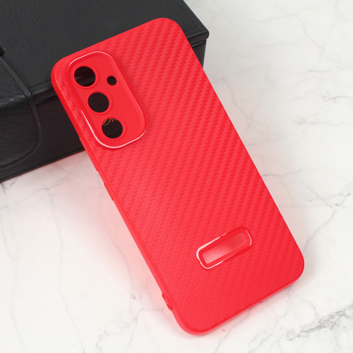Futrola Carbon Stripe za Samsung A546B Galaxy A54 5G crvena.
