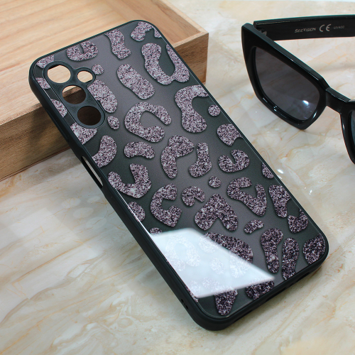 Futrola Shiny glass za Samsung A245 Galaxy A24 4G crna.