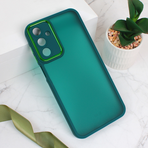 Futrola Shining Camera za Samsung A156 Galaxy A15 5G tamno zelena.
