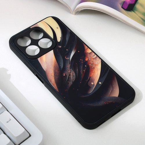 Futrola Abstract za Huawei Honor X8b crna.