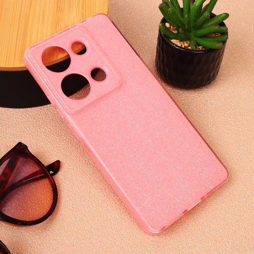 Futrola Sparkle Dust za Xiaomi Redmi Note 13 Pro 4G roze.