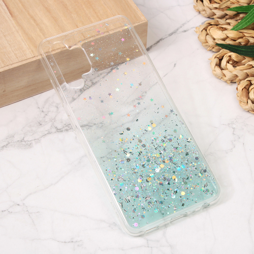 Silikonska futrola Glitter za Samsung A325 Galaxy A32 4G (EU) mint.