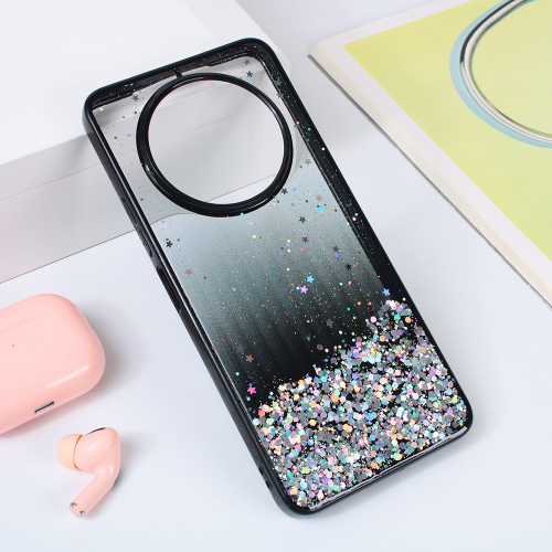 Futrola Frame Glitter za Xiaomi Redmi A3 crna.