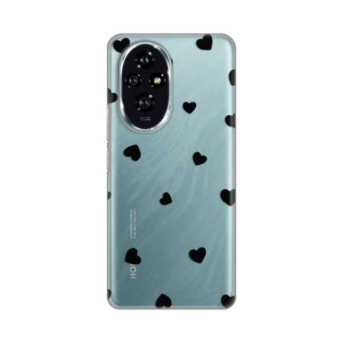 Silikonska futrola print Skin za Huawei Honor 200 Hearts.