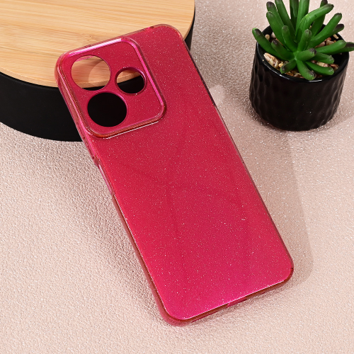 Futrola Sparkle Dust za Xiaomi Redmi 13 4G bordo.