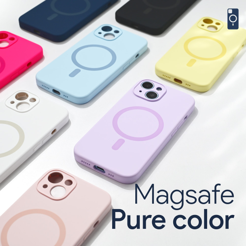 Futrola Magsafe Pure color za iPhone 13 Pro plava.