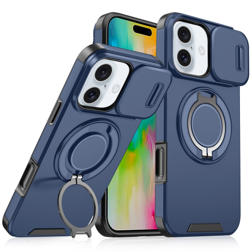Futrola CamShield Ring stand za iPhone 16 Plus 6.7 plava.