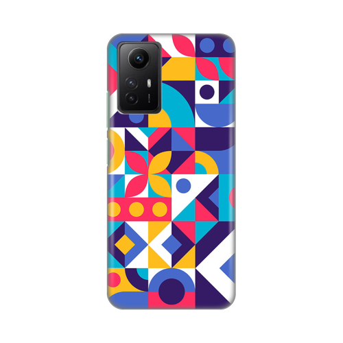 Silikonska futrola print Skin za Xiaomi Redmi Note 12S (EU) Colorful Mosaic.