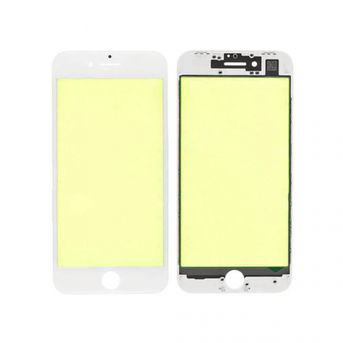 Staklo touchscreen-a + frame za iPhone 8/SE (2020) Belo (Crown Quality).